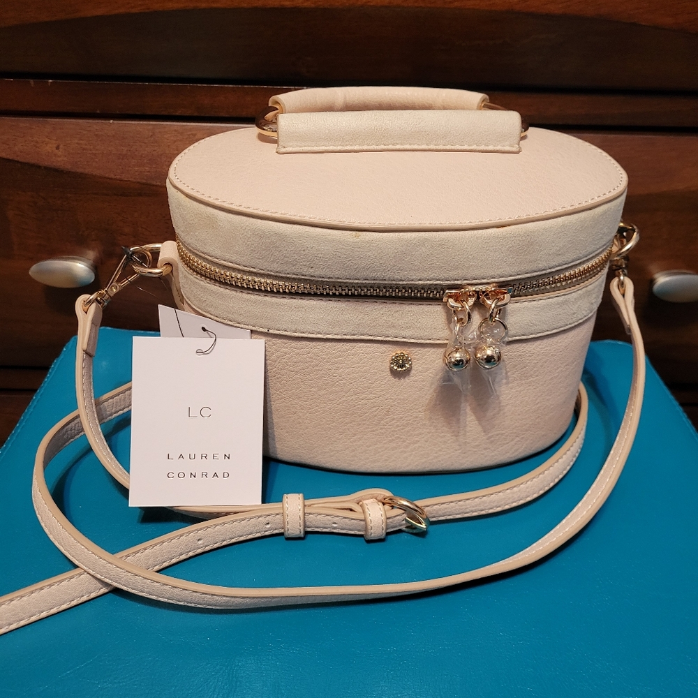 Lauren Conrad Cream Purse